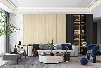 儋州轻奢风格-客厅