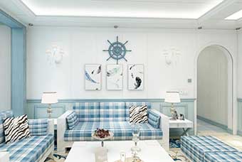 儋州地中海风格-客厅