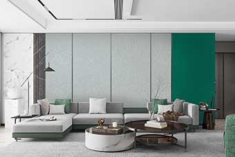 儋州轻奢风格-客厅