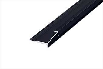 儋州航空纤维墙咔铝合金阳角线（哑黑氧化）