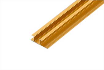 儋州航空纤维墙咔铝合金带灯中条（钛金氧化）