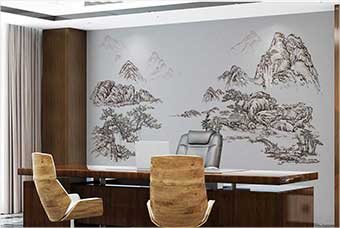 儋州森佰汇航空纤维墙咔（山水之间）