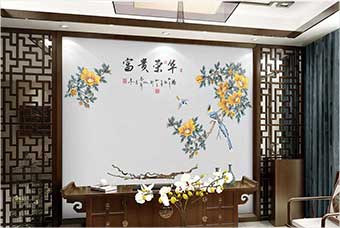 儋州森佰汇航空纤维墙咔（富贵荣华）