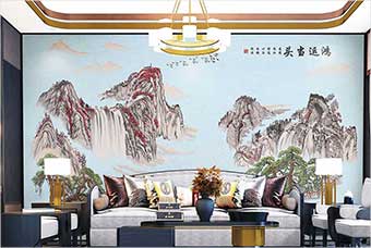 儋州森佰汇航空纤维墙咔（鸿运当头）